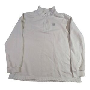 Montana 1889 Quarter Zip Sweatshirt Pullover – Women's Cream‎ Long Sleeve READ